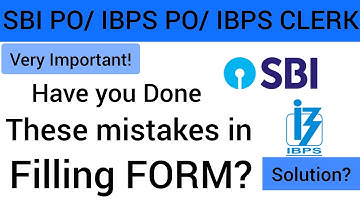 Do you need to fill the form again? watch the video fully  #rrb #ibps #bank #sbi