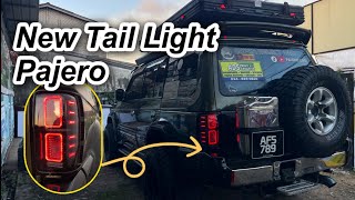 Tukar lampu belakang Pajero ala-ala Land rover | PajeroLife #4x4 #carcamping #solocamping 
