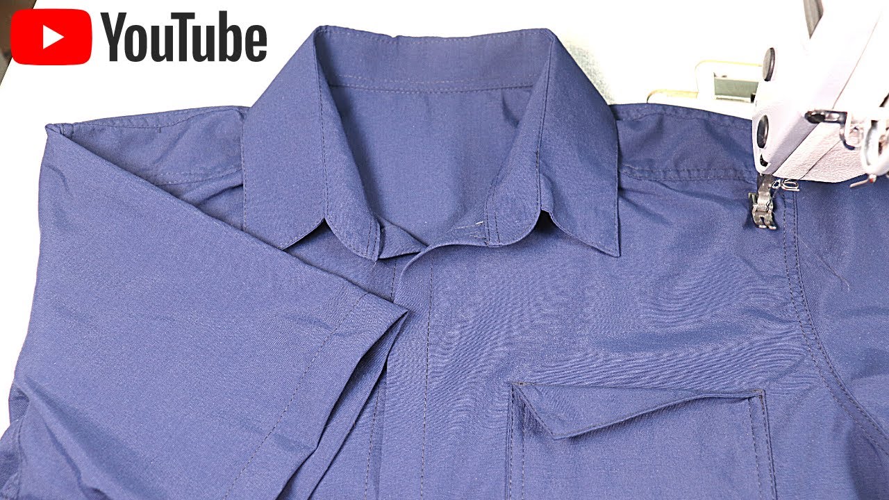 Como Fazer Camisa Social Manga Curta Passo a Passo