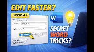 Microsoft Word Editing Tutorial | Beginner Lesson 3