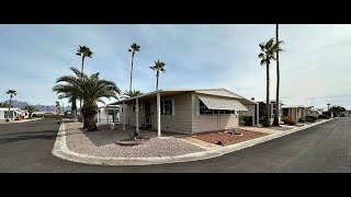 SOLD - 55+DOUBLEWIDE  - CORNER LOT - STEPS FROM POOL - APACHE JUNCTION, AZ. $44,900.