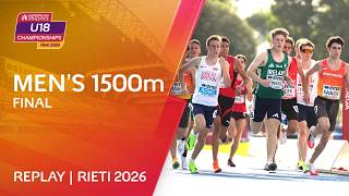 Men's 1500m Final Replay | U18 Championships Rieti 2026
