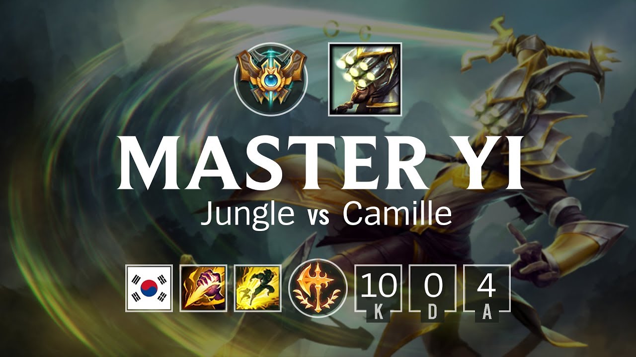 Master Yi Jungle vs Camille - KR Challenger Patch 8.11
