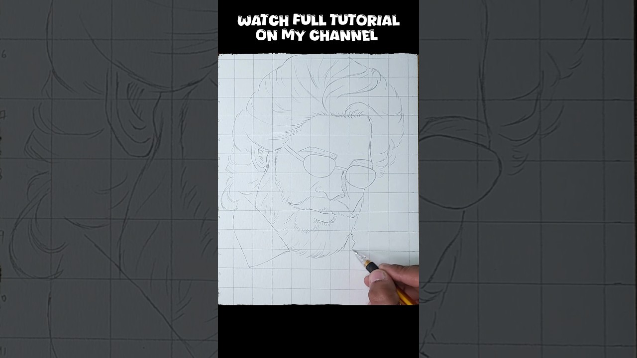 Drawing Allu Arjun From Movie Pushpa 2 
