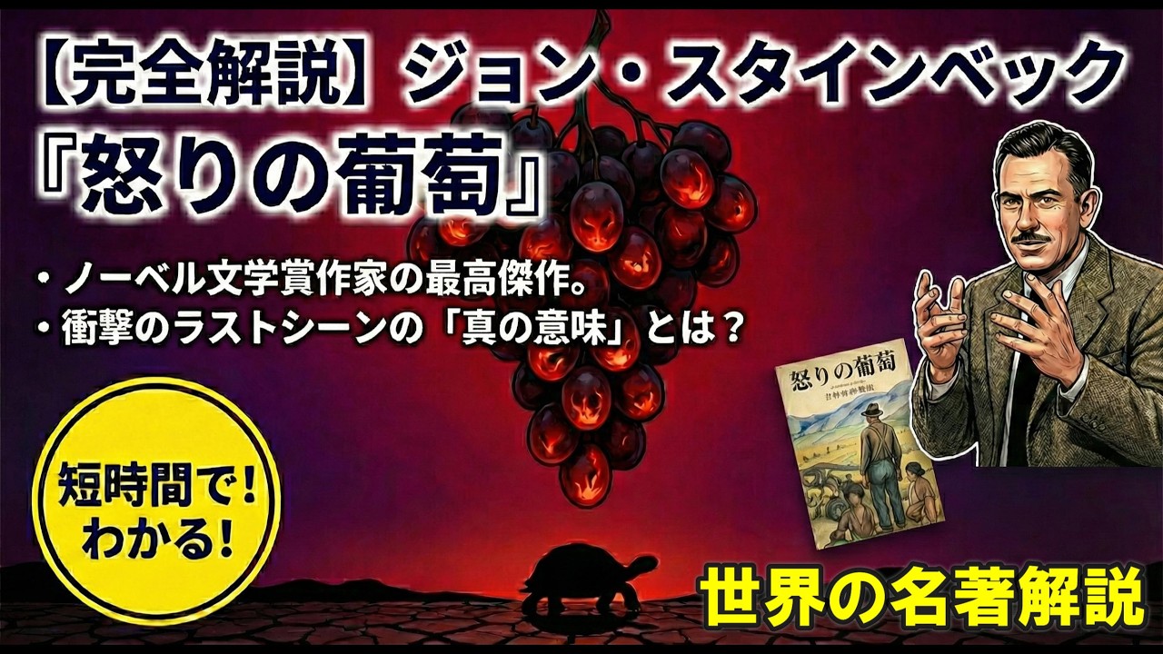 【完全解説】ジョン・スタインベック『怒りの葡萄』
