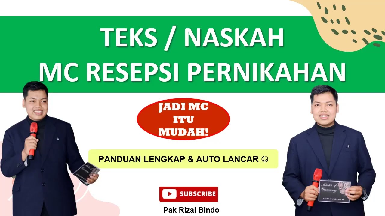 (AUTO LANCAR) TEKS/NASKAH MC RESEPSI PERNIKAHAN || MC WEDDING LENGKAP BAHASA INDONESIA