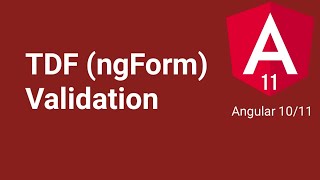 Template Driven Form (ngForm) validation | Part #32 | Angular 10/11 tutorial in Hindi