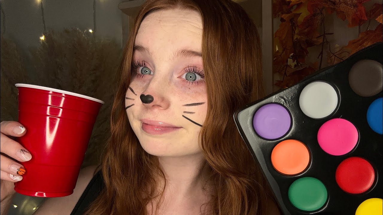 ASMR Popular Girl Fixes Your Makeup At A Halloween Party 👻