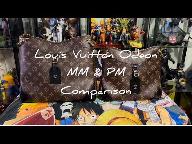 Louis Vuitton Odeon Tote in PM and MM size comparison. #louisvuittonba