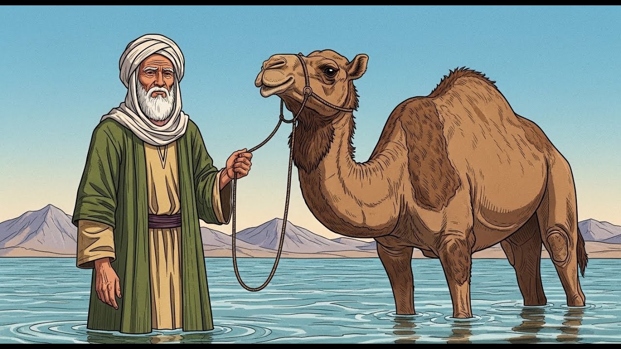 الرجل الفقير الذي أنقذ الجمل… والجمل دلّه على الكنز الغامض!