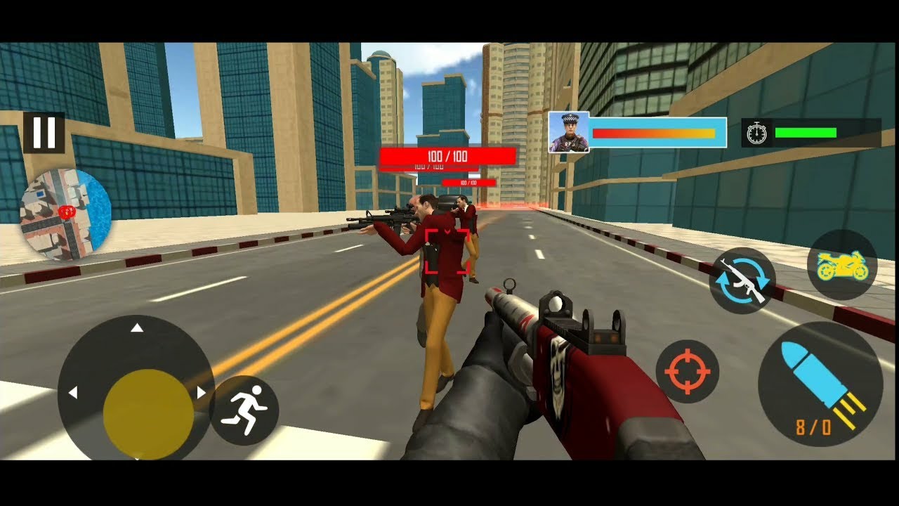 Police Moto Bike Chase Crime Shooting Games #5 | Android Gameplay