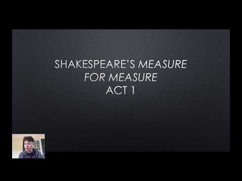 Vídeo: Onde o Measure for Measure ocorre?