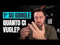 Seo quanto tempo ci vuole per posizionare un sito