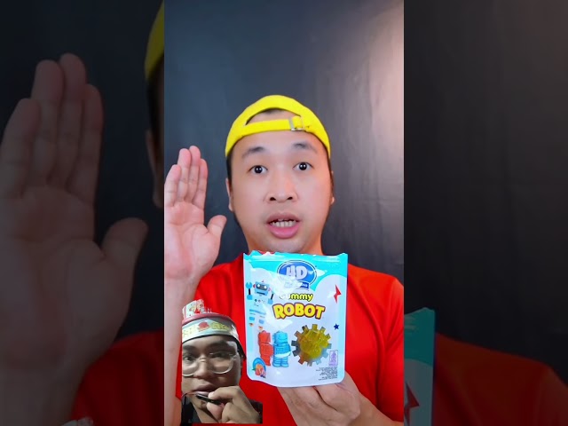Wow Permen gummy robot #toys #unboxing #review #mukbang #candy #robot #gummy