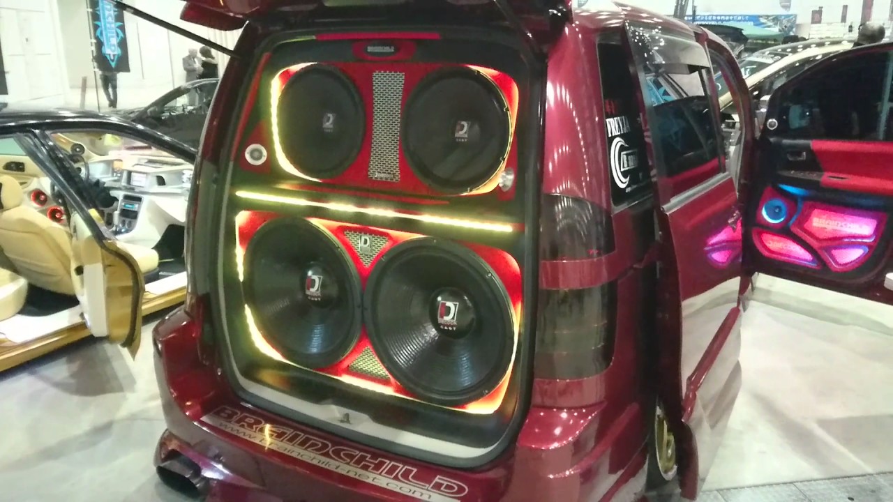 福岡カスタムカーショー17 外向き ヴォクシー カスタムオーディオ Youtube