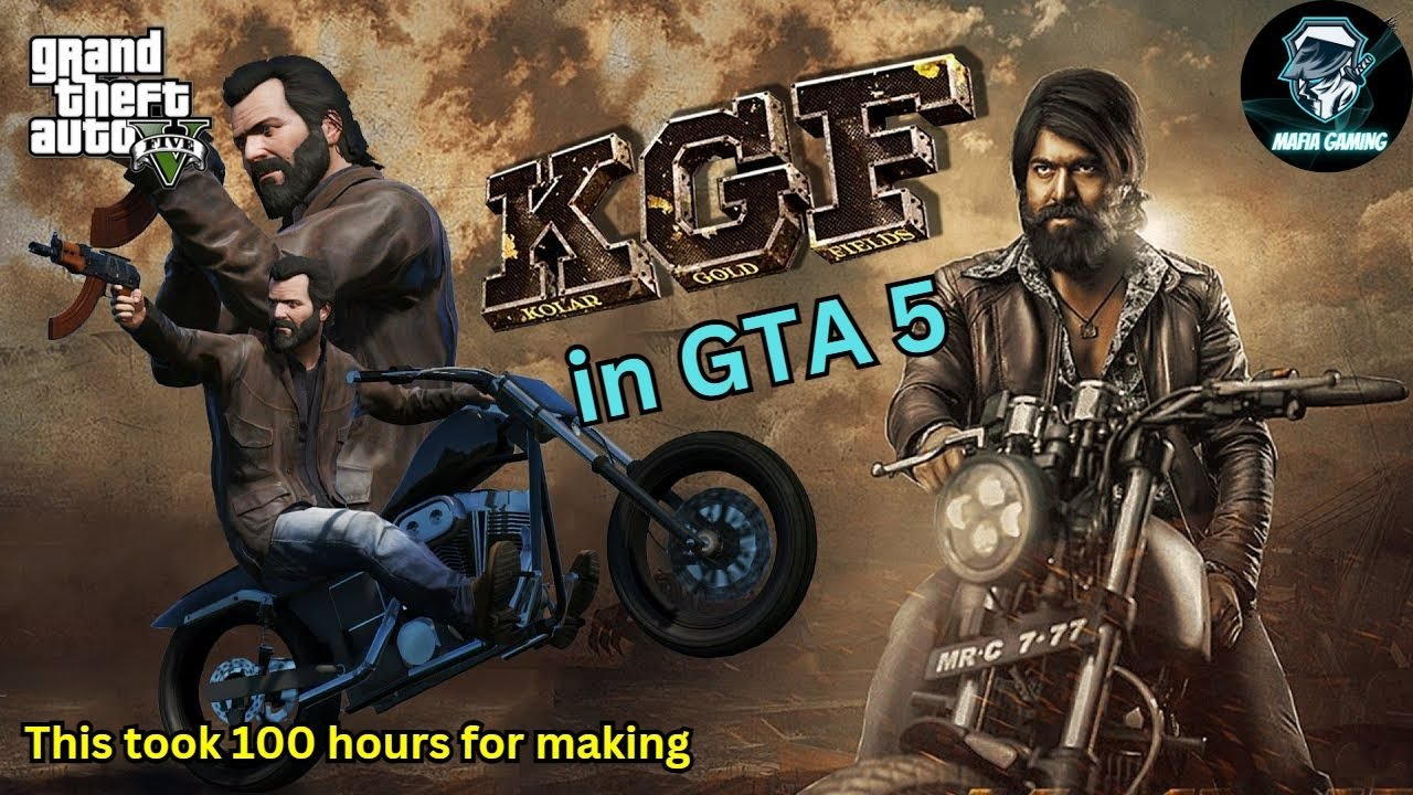 🔥 KGF Fight Scene in GTA 5 🔥 #mafia_gaming #gta5 #kgf - YouTube