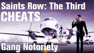 Saints Row 3 Cheats: Add Gang Notoriety
