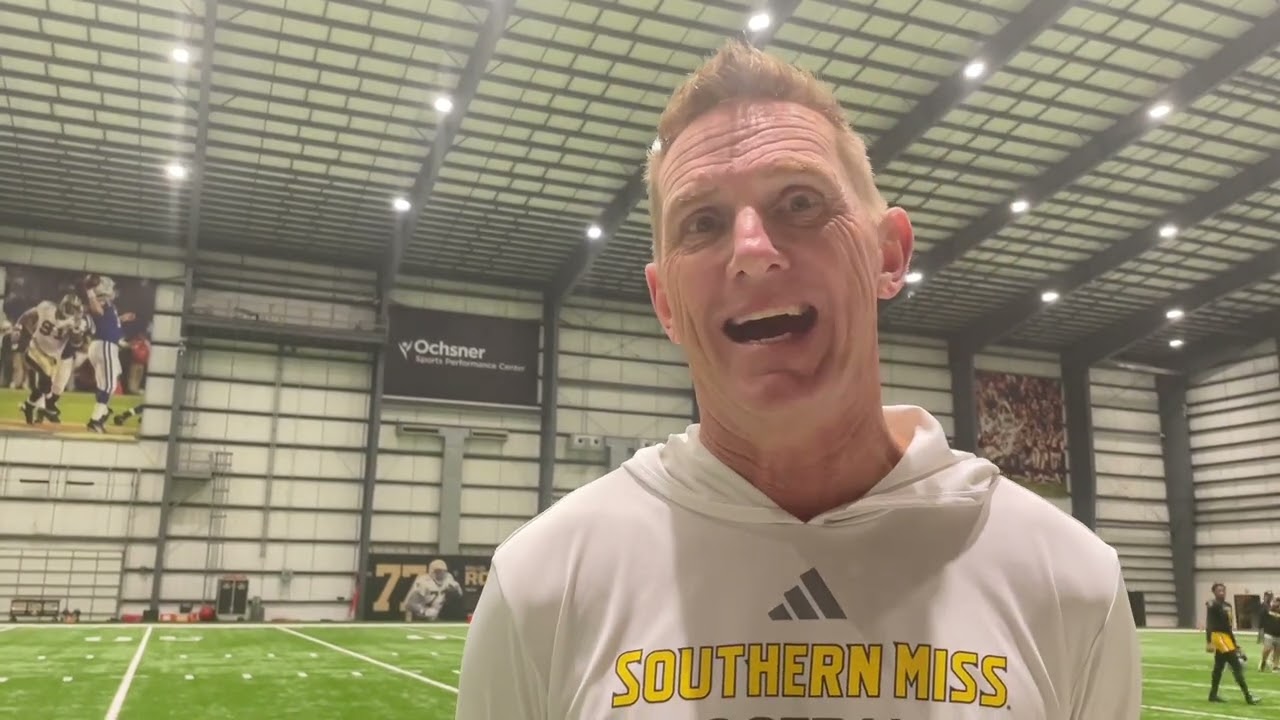 Southern Miss Football Head Coach Blake Anderson speaks with BGN ahead of New Orleans Bowl