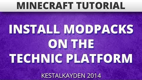 ★ How to Install a Technic Modpack on Technic Launcher (1.7.2) (Minecraft Tutorial)
