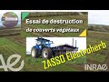 Zasso electroherb pour destruction de couverts cover crop termination with electricity