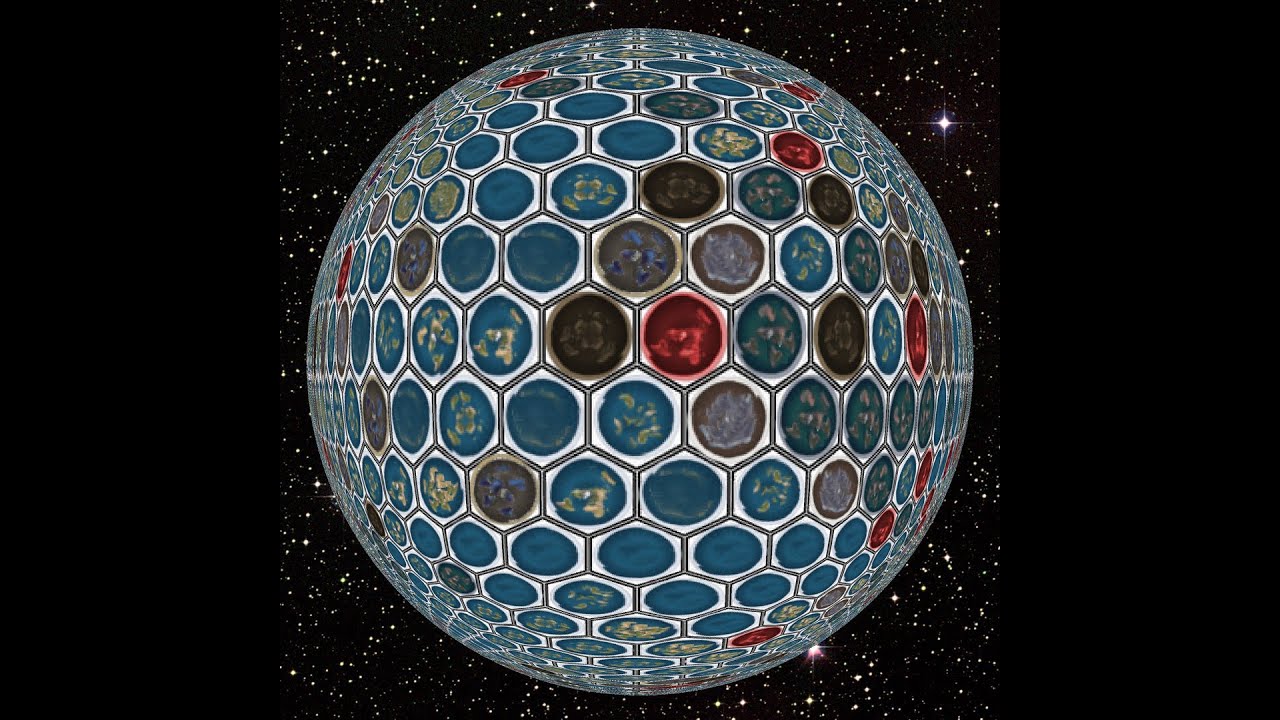 Карта соты земли