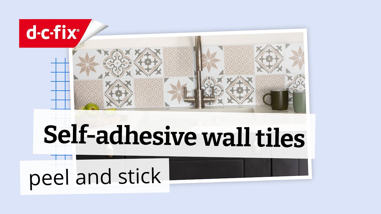 How to install d-c-fix® Self-Adhesive Wall Tiles