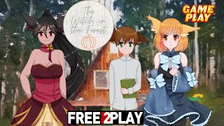 The Witch in the Forest  ★ Gameplay ★ PC Steam [ Free to Play ] Visual novel 2020 ★ HD 1080p60FPS screenshot 2