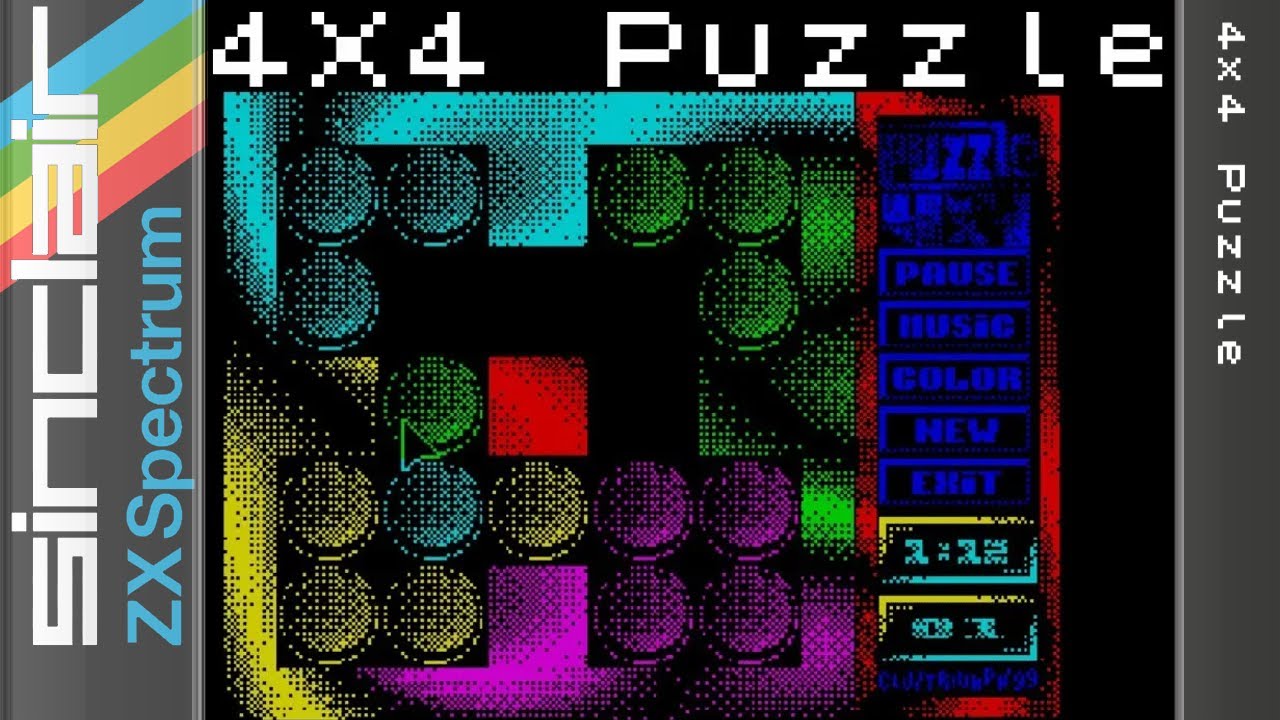 4X4 Puzzle - ZX Spectrum [Longplay] - YouTube