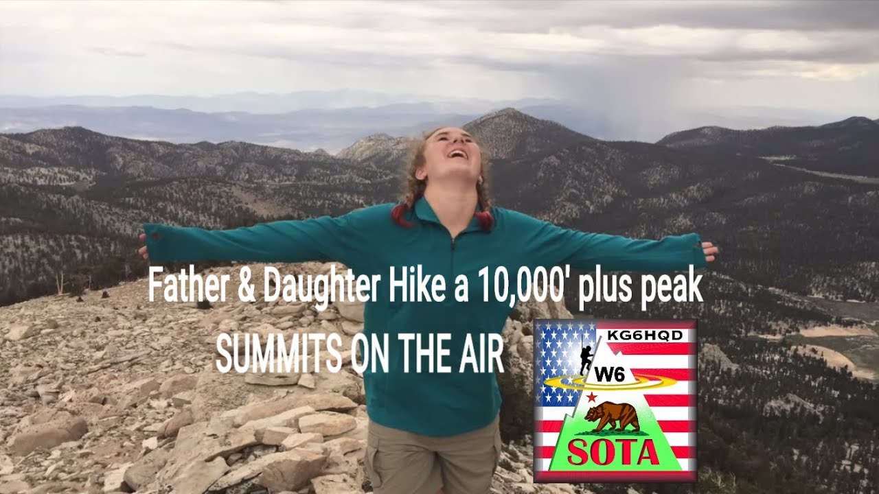 Father & Daughter Tackle 10,000+ Trail Peak for SOTA Activation