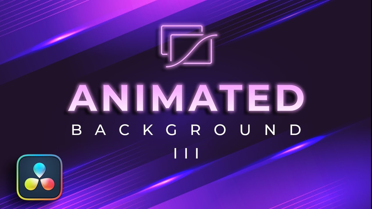 6 EASY Pre-Animated Background in Davinci Resolve - YouTube