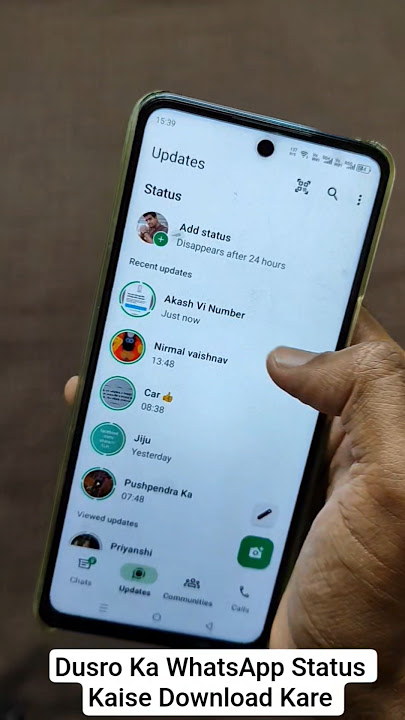 How to download other's WhatsApp status | WhatsApp Status Download