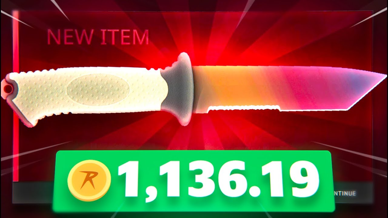 depositing an URSUS KNIFE FADE on CSGOROLL