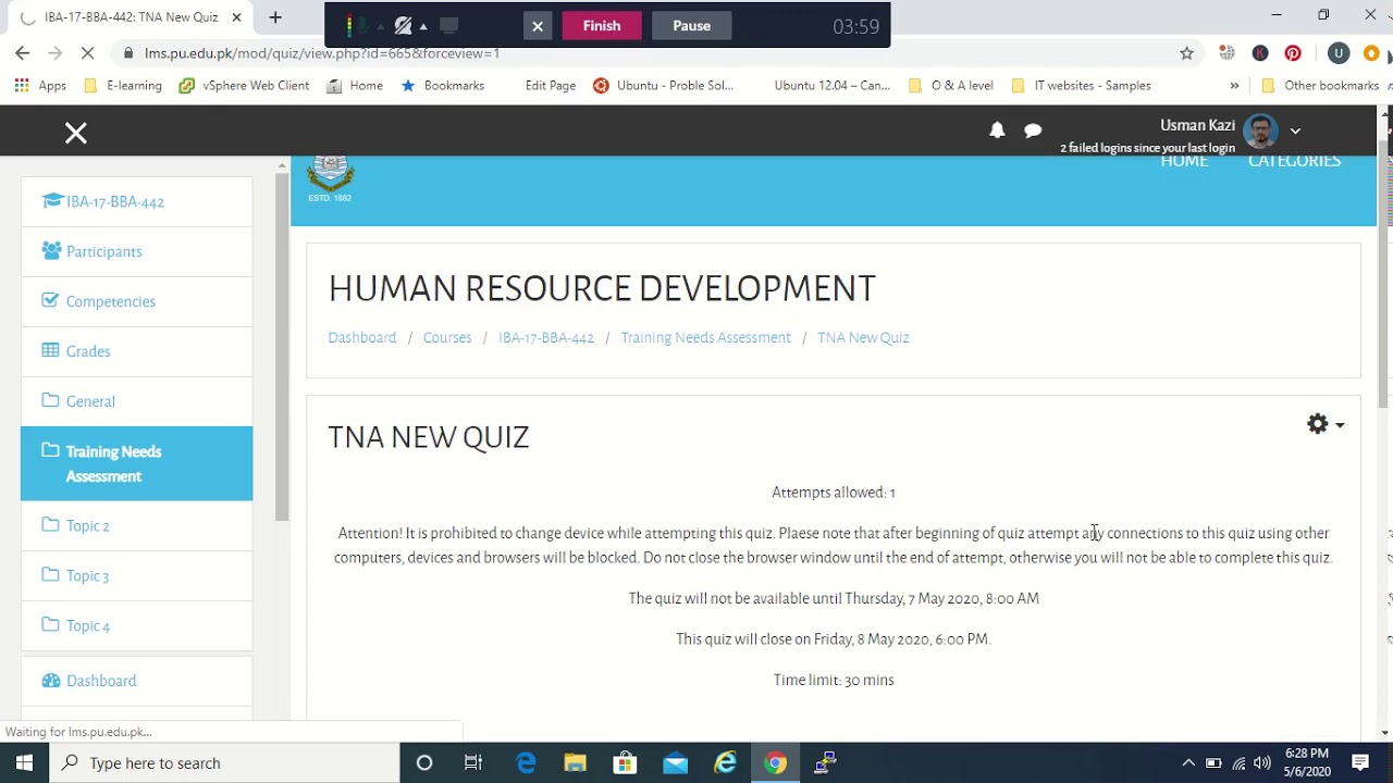 How to Create Moodle Quiz + Import Questions in Database And add ramdom ...