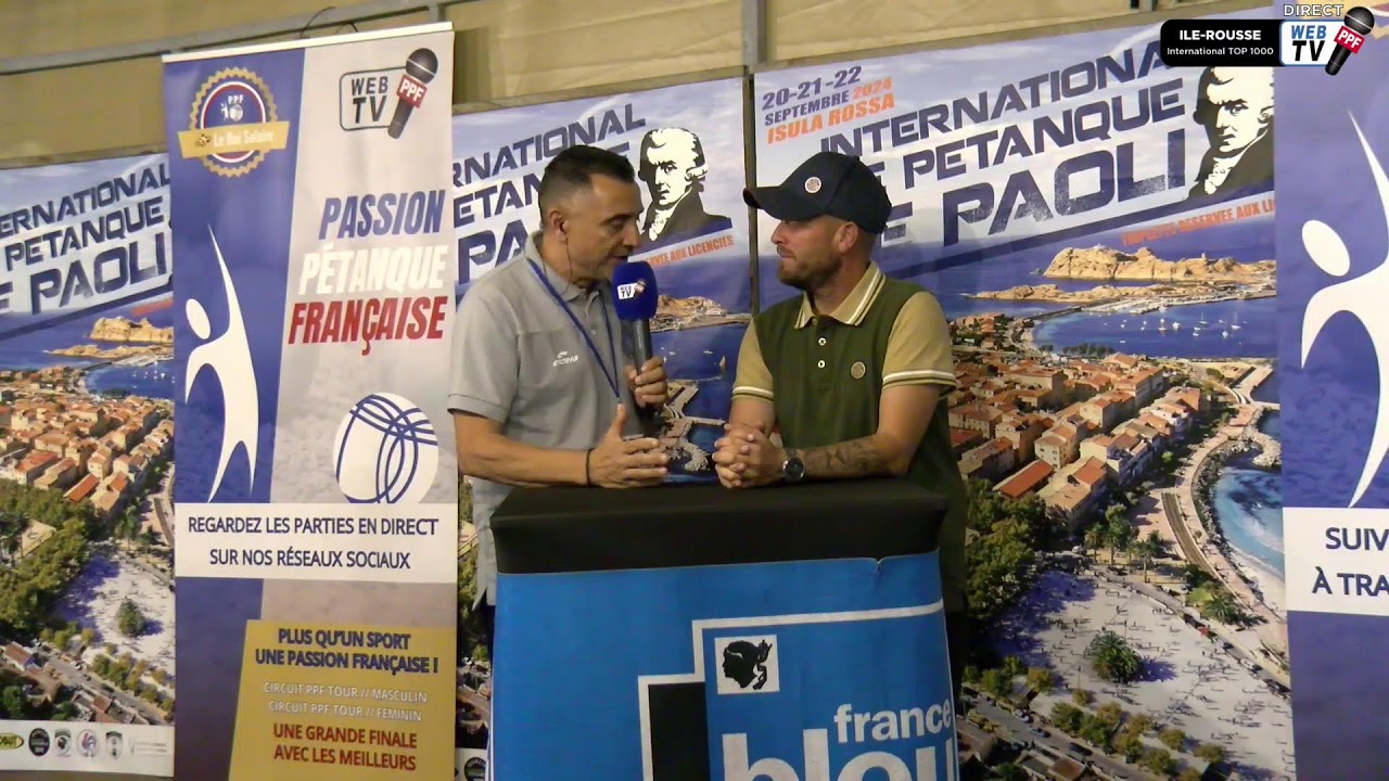 Miniature : PPF TOUR 2024 International TOP 1000 ÎLE-ROUSSE - 16ème OPEN: Equipe THAILANDE contre BONETTO