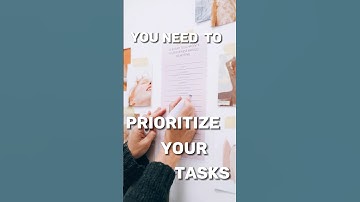 Prioritize your tasks to maximize productivity! #ytshorts #shorts #productivity