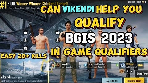 The Game Changer Map To Qualify BGIS IN GAME QUALIFIERS 2023 | Qualify in BGIS IN Game Qualifiers