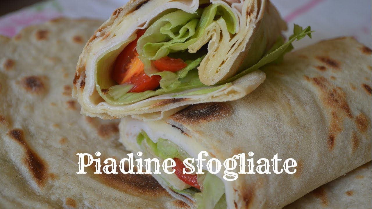 Piadine sfogliate con esubero di pasta madre😍