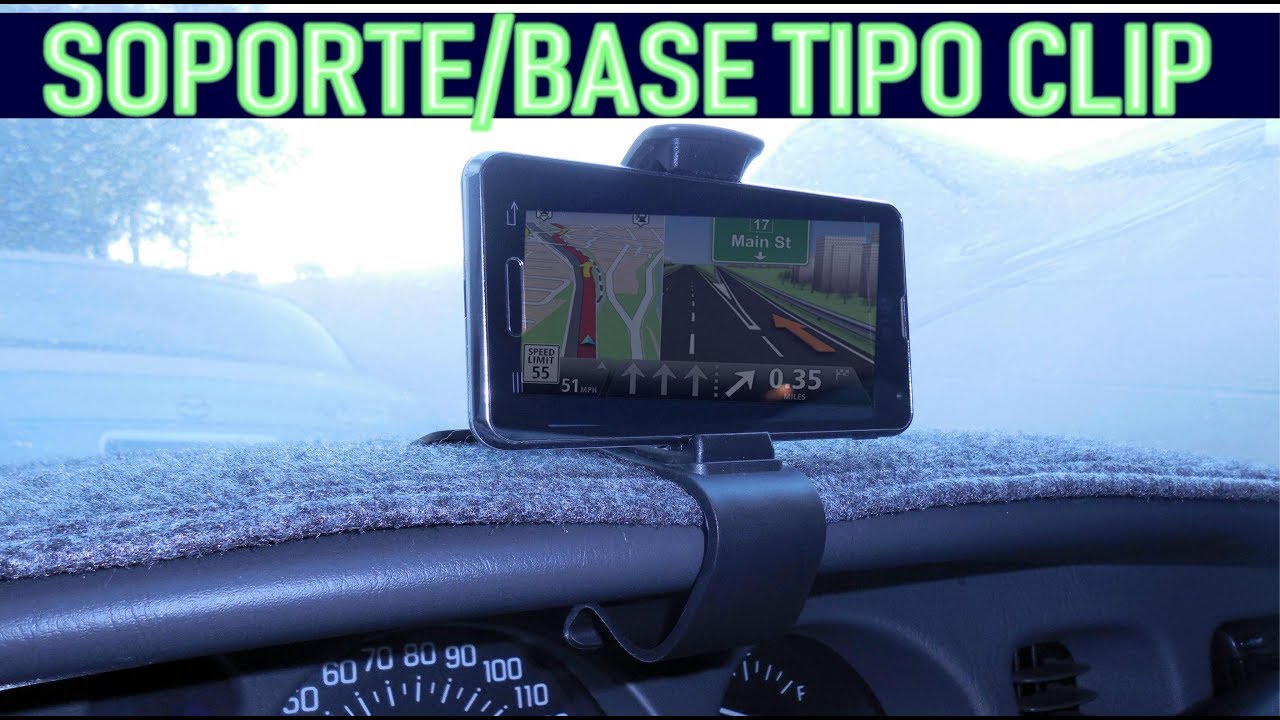 Soporte Telefono en el Auto tipo para GPS (review critica) - YouTube