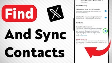 How To Find And Sync Contacts On X (Updated)