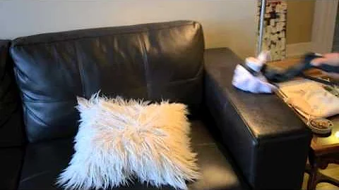 Steam Cleaning Furniture and Upholstery using a Dupray Steam Cleaner