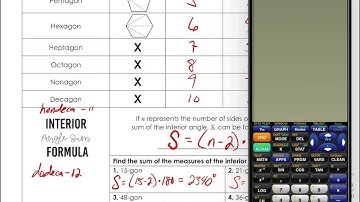 Geometry - 6.1 Interior & Exterior Angle of Polygons