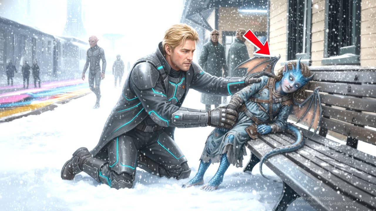 Оставленная замерзать с запиской «Дочь дракона» — незнакомец забрал её и сказал: «Теперь ты моя» HFY