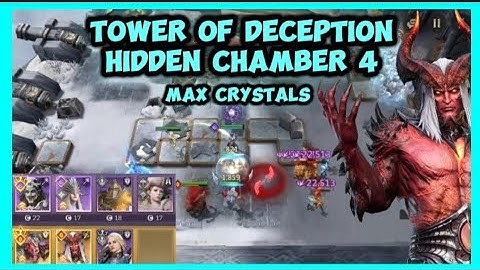 Tower of Deception | New Hidden Chamber 4 | Max Crystals | Easy Strategy | Watcher of Realms. 