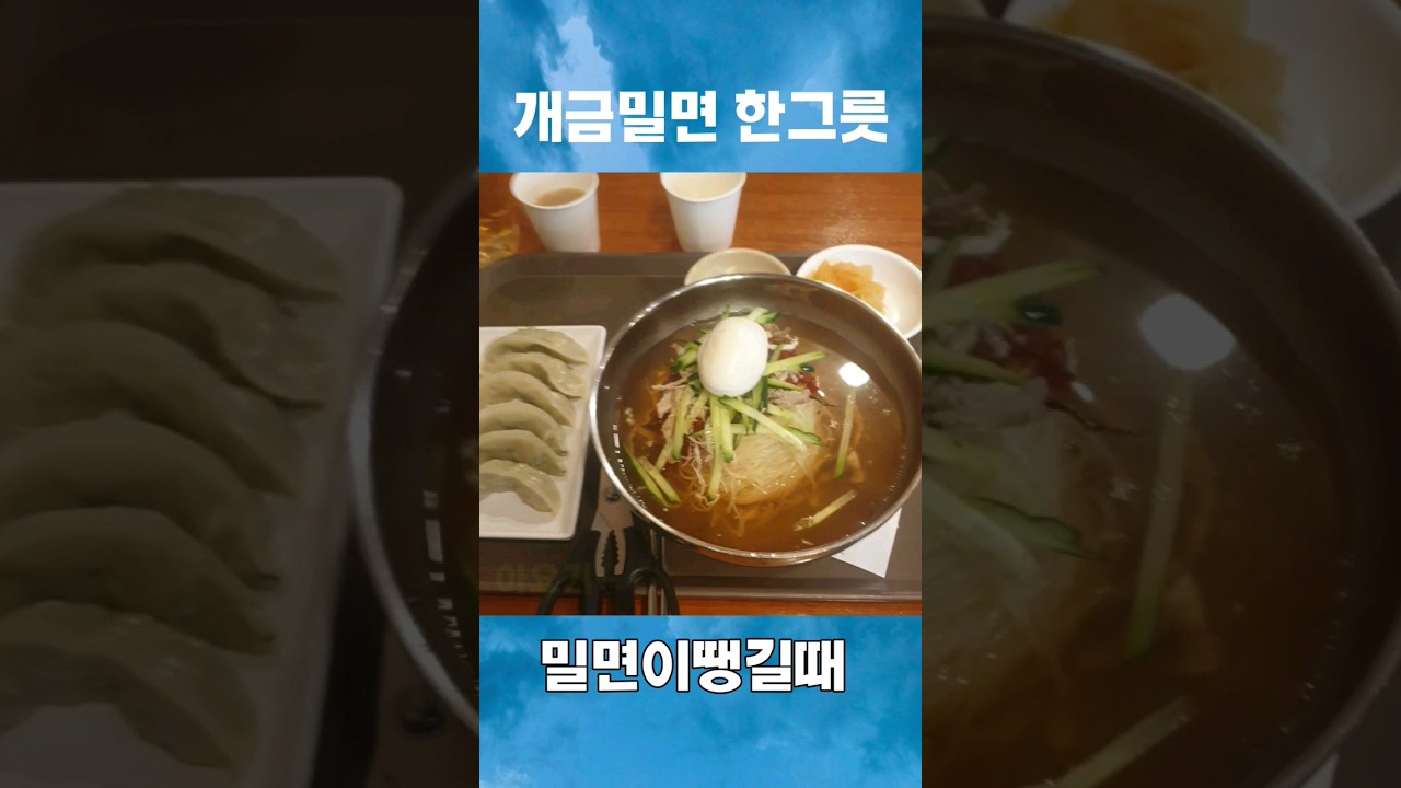 부산밀면 개금밀면한그릇 #개금밀면 #밀면맛집 #shorts