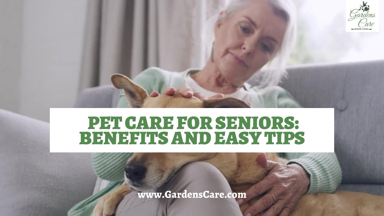 Pet Care for Seniors: Benefits and Easy Tips