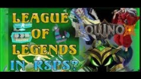 EQUINOX  NEW CUSTOM RSPS W LEAGUE OF LEGENDS   HUGE RELEASE