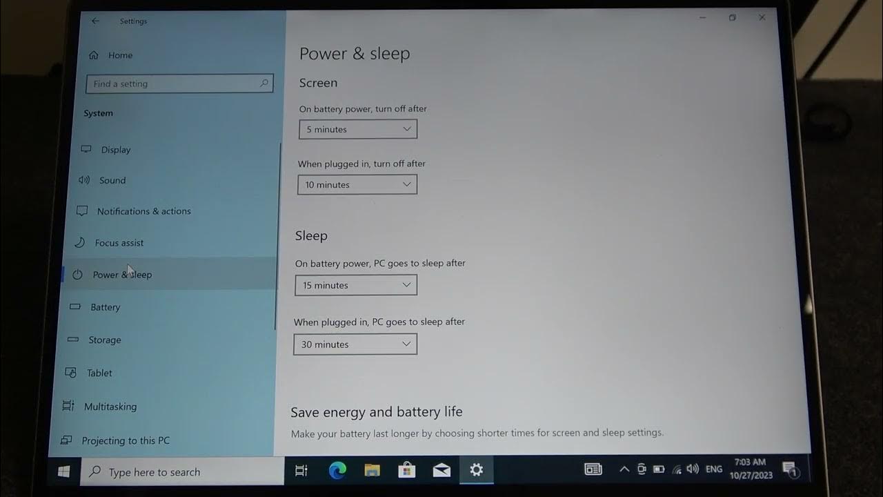 how-to-adjust-timeout-and-screen-sleep-time-on-huawei-matebook-x-youtube
