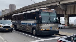 MTA Bus Company 2005-07 MCI D4500CL Commuter Coach 3347 on Route BM2 Express