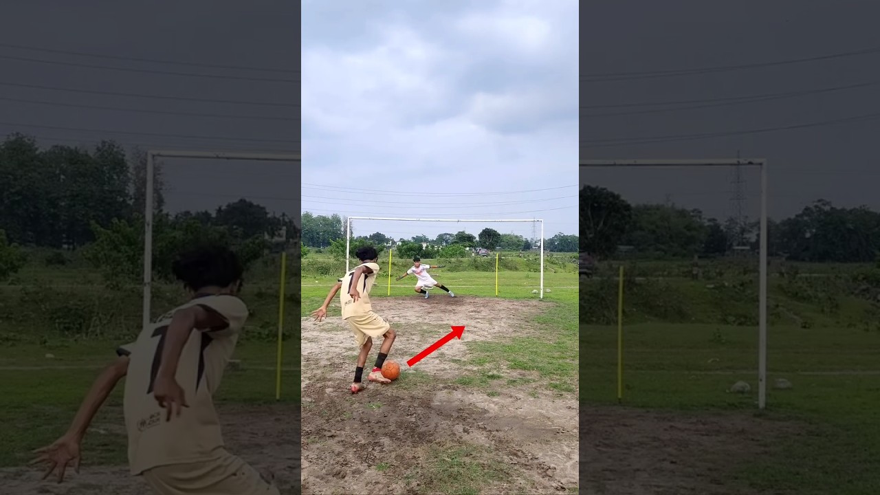 new penalty technique for beginners 🔥 #shots #football #footballskills#penalty #tutorial@abeshsports