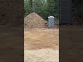 Footing pour in the morning and we have a toilet! Yay! #offgrid #icf #novascotia